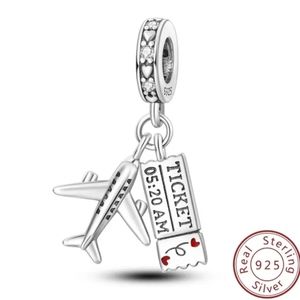 Travel ticket charm